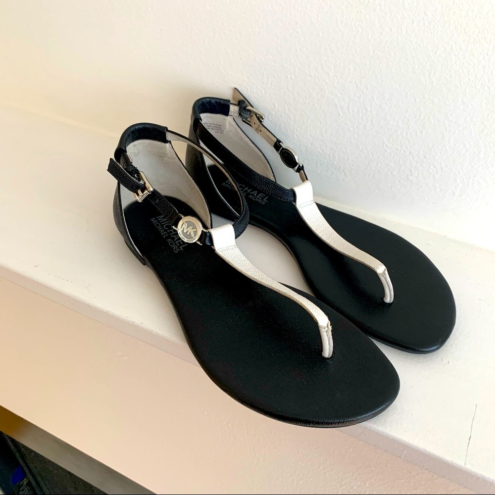 Michael Kors T Strap Sandals